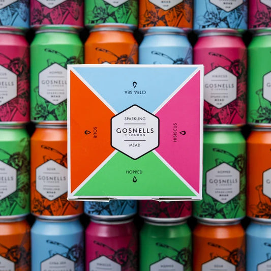 Mixed taster pack of Gosnells of London Mead